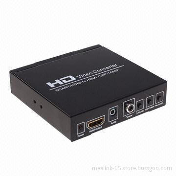 SCART to HDMI® Connector, Supports 1,080/720 Pixels, PAL/NTSC